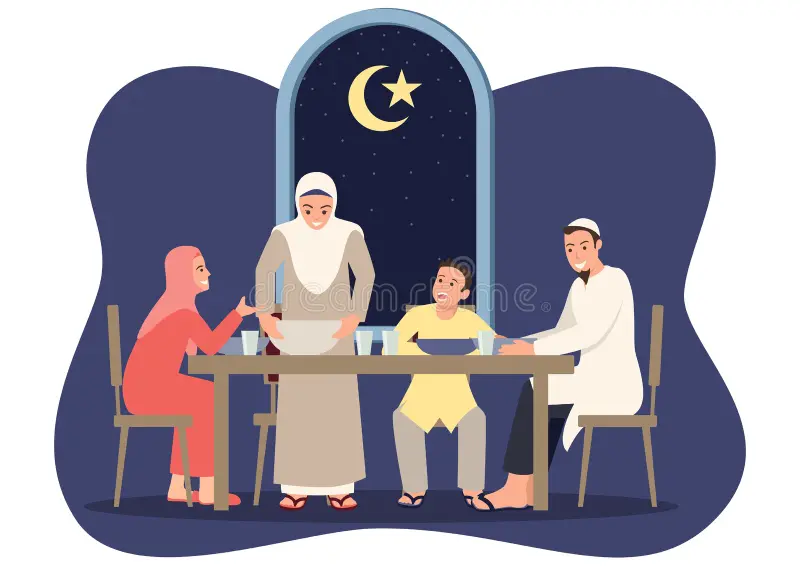 simple-flat-vector-illustration-suhoor-iftar-family-ramadan-month-happy-fasting-moslem-ramadan-kareem-216359145
